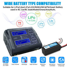 Load image into Gallery viewer, HTRC C240 Balanced Lithium Battery Charger Remote Control Airplane Toy Charger, US Plug, EU Plug