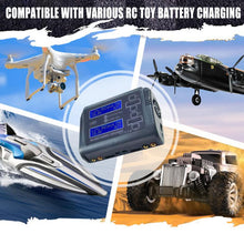 Load image into Gallery viewer, HTRC C240 Balanced Lithium Battery Charger Remote Control Airplane Toy Charger, US Plug, EU Plug