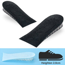 Load image into Gallery viewer, JF101 Invisible Transparent Silicone Heightening Pad Heel Heightening Insole Shock Absorption Half Pad, One Layer, Two Layer, Three Layer