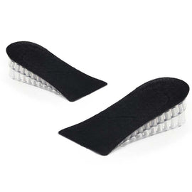 JF101 Invisible Transparent Silicone Heightening Pad Heel Heightening Insole Shock Absorption Half Pad, One Layer, Three Layer