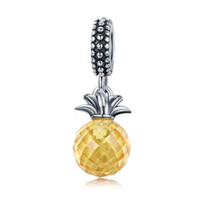 Load image into Gallery viewer, S925 Sterling Silver Fruit Series Pineapple Love Pendant DIY Bracelet Accessories, SCC150