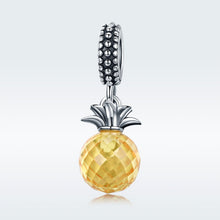 Load image into Gallery viewer, S925 Sterling Silver Fruit Series Pineapple Love Pendant DIY Bracelet Accessories, SCC150