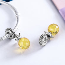 Load image into Gallery viewer, S925 Sterling Silver Fruit Series Pineapple Love Pendant DIY Bracelet Accessories, SCC150
