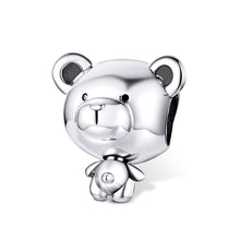 Load image into Gallery viewer, S925 Sterling Silver Beaded Bear Beads DIY Bracelet Accessories, SCC1502