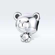 Load image into Gallery viewer, S925 Sterling Silver Beaded Bear Beads DIY Bracelet Accessories, SCC1502