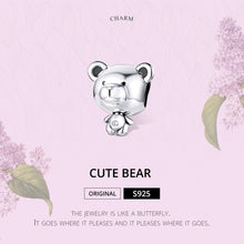 Load image into Gallery viewer, S925 Sterling Silver Beaded Bear Beads DIY Bracelet Accessories, SCC1502