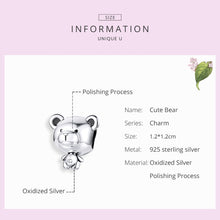 Load image into Gallery viewer, S925 Sterling Silver Beaded Bear Beads DIY Bracelet Accessories, SCC1502