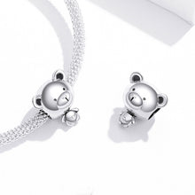 Load image into Gallery viewer, S925 Sterling Silver Beaded Bear Beads DIY Bracelet Accessories, SCC1502