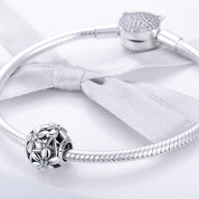Load image into Gallery viewer, S925 Sterling Silver Flower Shape Dripping Oil Silver Beads DIY Bracelet Accessories, SCC729