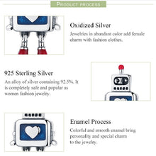 Load image into Gallery viewer, Robot S925 Sterling Silver Earrings Dripping Oil Hypoallergenic Earrings, SCE477