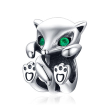 Load image into Gallery viewer, S925 Sterling Silver Little Fox Beads DIY Bracelet Accessories Charm Loose Beads