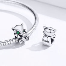 Load image into Gallery viewer, S925 Sterling Silver Little Fox Beads DIY Bracelet Accessories Charm Loose Beads