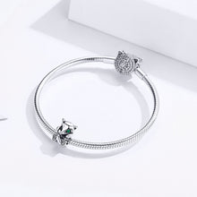 Load image into Gallery viewer, S925 Sterling Silver Little Fox Beads DIY Bracelet Accessories Charm Loose Beads