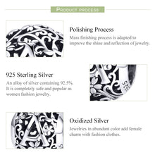 Load image into Gallery viewer, S925 Sterling Silver Pattern Letter Beads DIY Bracelet Beaded, SCC1158
