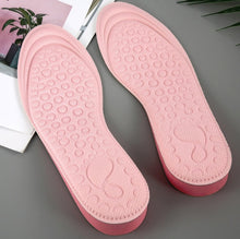 Load image into Gallery viewer, 2 Pairs Massage Inner Heightening Insoles Men and Women EVA Breathable Sports Heightening Shoes Full Pad, 35-36, 37-38, 39-40