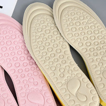 Load image into Gallery viewer, 2 Pairs Massage Inner Heightening Insoles Men and Women EVA Breathable Sports Heightening Shoes Full Pad, 35-36, 37-38, 39-40