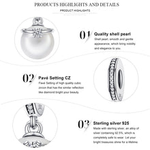 Load image into Gallery viewer, S925 Sterling Silver Elegant Pearl Charm DIY Bracelet Accessories, SCC137