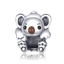 Load image into Gallery viewer, S925 Sterling Silver Cute Koala Animal Bead DIY Bracelet Accessory, SCC1304