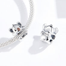 Load image into Gallery viewer, S925 Sterling Silver Cute Koala Animal Bead DIY Bracelet Accessory, SCC1304