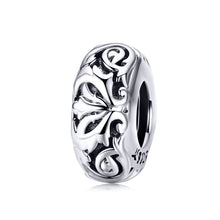 Load image into Gallery viewer, S925 Sterling Silver Classical Flower Beads DIY Bracelet Hollow Pattern Beads
