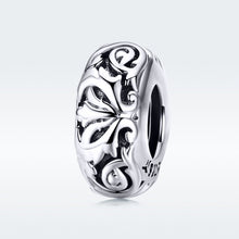 Load image into Gallery viewer, S925 Sterling Silver Classical Flower Beads DIY Bracelet Hollow Pattern Beads