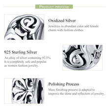 Load image into Gallery viewer, S925 Sterling Silver Classical Flower Beads DIY Bracelet Hollow Pattern Beads