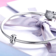 Load image into Gallery viewer, S925 Sterling Silver Classical Flower Beads DIY Bracelet Hollow Pattern Beads