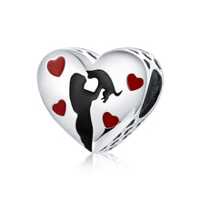 Load image into Gallery viewer, S925 Sterling Silver Heart-shaped Ardently Love Pendant DIY Bracelet Accessories, SCC1508