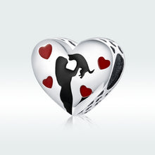 Load image into Gallery viewer, S925 Sterling Silver Heart-shaped Ardently Love Pendant DIY Bracelet Accessories, SCC1508