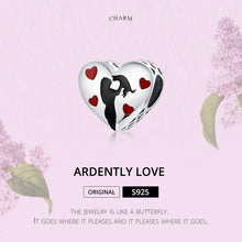 Load image into Gallery viewer, S925 Sterling Silver Heart-shaped Ardently Love Pendant DIY Bracelet Accessories, SCC1508