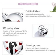 Load image into Gallery viewer, S925 Sterling Silver Heart-shaped Ardently Love Pendant DIY Bracelet Accessories, SCC1508