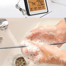 Load image into Gallery viewer, CH-212 Dual Probe Color Screen Smart Alarm Grill Kitchen Thermometer, Colorful Backlight, Orange Backlight