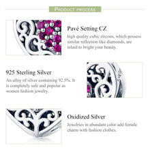 Load image into Gallery viewer, S925 Sterling Silver Heart-shaped Pattern Beads DIY Bracelet Accessories, SCC1109
