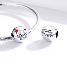 Load image into Gallery viewer, S925 Sterling Silver I Love My Home Beaded DIY Bracelet Accessories