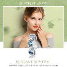 Load image into Gallery viewer, Lucky Eyes Beaded S925 Sterling Silver Loose Beads DIY Bracelet Silver Beads