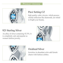 Load image into Gallery viewer, Lucky Eyes Beaded S925 Sterling Silver Loose Beads DIY Bracelet Silver Beads