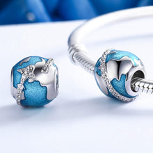 Load image into Gallery viewer, Around The World Beaded S925 Sterling Silver Loose Beads DIY Bracelet Accessories