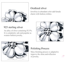 Load image into Gallery viewer, Flower Beaded S925 Sterling Silver Loose Bead DIY Bracelet Accessories, SCC1486