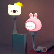 Load image into Gallery viewer, USB Night light LED Cute Bedroom Sleep Eye Protection Bedside Lamp, Regular Version, Remote Control Version