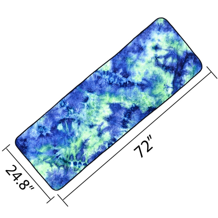 Microfiber Eco-friendly Non-slip Towel Foldable Yoga Mat Sports Drape, Size: 183 x 63cm