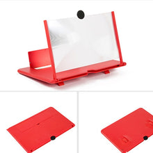 Load image into Gallery viewer, Pull-out Mobile Phone Screen Magnifier 3D Video Desktop Mobile Phone Holder, 10 inch, 12 inch
