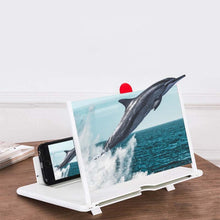 Load image into Gallery viewer, Pull-out Mobile Phone Screen Magnifier 3D Video Desktop Mobile Phone Holder, 10 inch, 12 inch