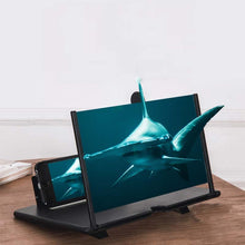 Load image into Gallery viewer, Pull-out Mobile Phone Screen Magnifier 3D Video Desktop Mobile Phone Holder, 10 inch, 12 inch