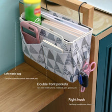 Load image into Gallery viewer, Dormitory Bedside Mobile Phone Storage Bag Hanging Sundries Basket