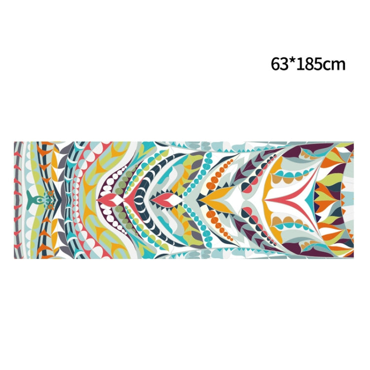 Portable Printed Non-slip Environmental Protection Yoga Mat Drape, Size: 185 x 63cm