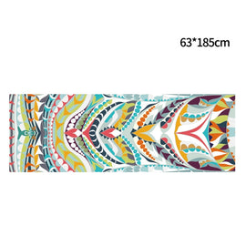 Portable Printed Non-slip Environmental Protection Yoga Mat Drape, Size: 185 x 63cm
