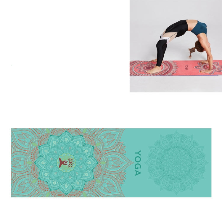 Portable Printed Non-slip Environmental Protection Yoga Mat Drape, Size: 185 x 63cm