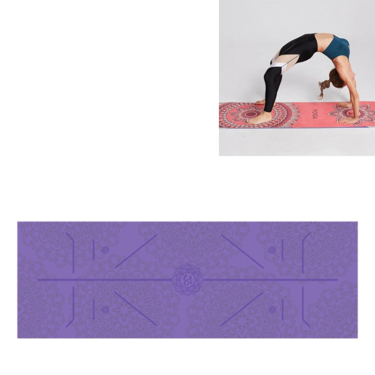 Portable Printed Non-slip Environmental Protection Yoga Mat Drape, Size: 185 x 63cm