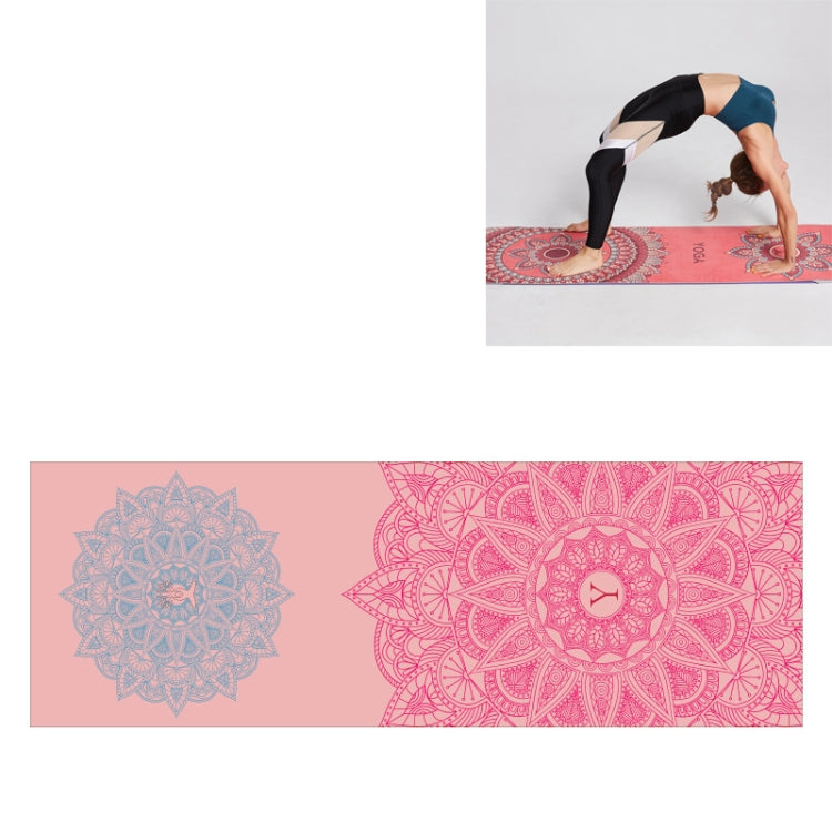 Portable Printed Non-slip Environmental Protection Yoga Mat Drape, Size: 185 x 63cm