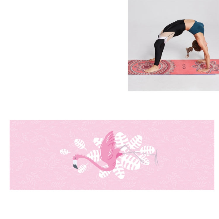 Portable Printed Non-slip Environmental Protection Yoga Mat Drape, Size: 185 x 63cm